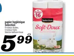 Marché Richelieu PAPIER HYGIÉNIQUE SELECTION | SELECTION BATHROOM TISSUE offer