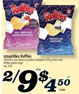 Marché Richelieu CROUSTILLES RUFFLES | RUFFLES POTATO CHIPS offer