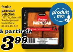 Marché Richelieu FONDUE PARMESAN SELECTION | SELECTION PARMESAN FONDUE CHEESE offer