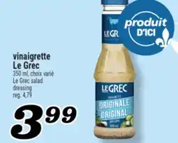 Marché Richelieu VINAIGRETTE LE GREC | LE GREC SALAD DRESSING offer