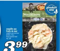 Marché Richelieu COQUILLE AUX FRUITS DE MER | FROZEN SEAFOOD SHELL offer