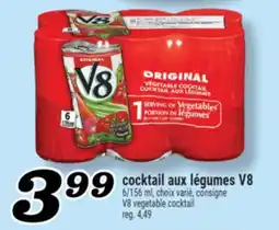 Marché Richelieu COCKTAIL AUX LÉGUMES V8 | V8 VEGETABLE COCKTAIL offer