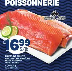 Marché Bonichoix FRESH RAINBOW TROUT FILLETS offer