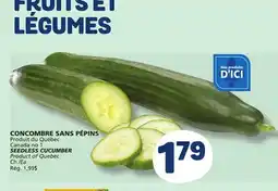 Marché Bonichoix SEEDLESS CUCUMBER offer