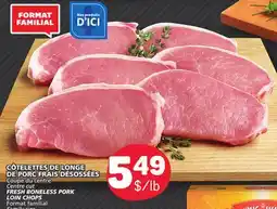 Marché Bonichoix FRESH BONELESS PORK LOIN CHOPS offer