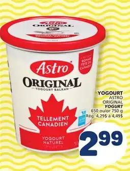 Marché Bonichoix ASTRO ORIGINAL YOGURT offer