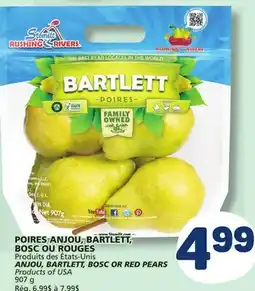 Marché Bonichoix BARTLETT, BOSC OR RED PEARS offer