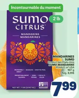 Marché Bonichoix SUMO MANDARINS offer