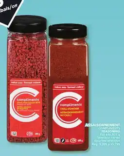 Marché Bonichoix COMPLIMENTS SEASONING offer