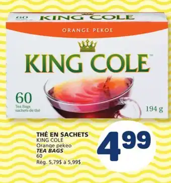 Marché Bonichoix KING COLE TEA BAGS offer