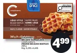Marché Bonichoix COMPLIMENTS FROZEN BELGIAN WAFFLES offer