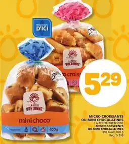 Marché Bonichoix LA PETITE BRETONNE MICRO CRESCENTS OR MINI CHOCOLATINES offer