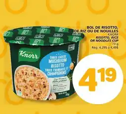 Marché Bonichoix KNORR RISOTTO, RICE OR NOODLES CUP offer