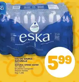 Marché Bonichoix ESKA NATURAL SPRING WATER offer