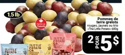 Pasquier Pommes de terre grelots rouges, jaunes ou trio The Little Potato offer