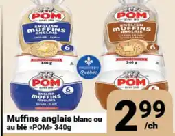 Pasquier Muffins anglais blanc ou au blé РОМ offer