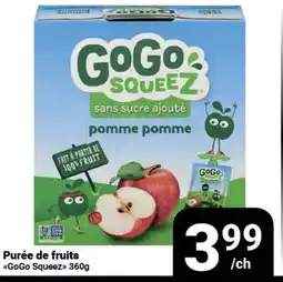 Pasquier Purée de fruits GoGo Squeez offer