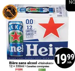 Pasquier Bière sans alcool Heineken offer