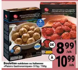 Pasquier Boulettes suédoises ou Italiennes Plaisirs Gastronomiques offer