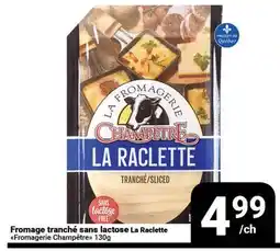 Pasquier Fromage tranché sans lactose La Raclette Fromagerie Champêtre offer