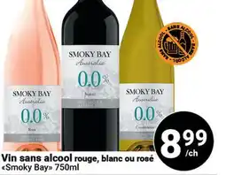Pasquier Vin sans alcool rouge, blanc ou rosé Smoky Bay offer