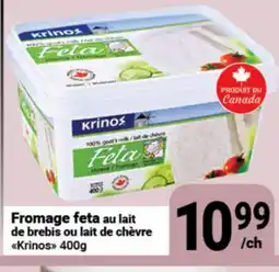 Pasquier Fromage feta au lait de brebis ou lait de chèvre Krinos offer