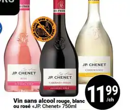Pasquier Vin sans alcool rouge, blanc ou rosé JP. Chenet offer