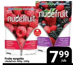 Pasquier Fruits surgelés Nudefruit offer