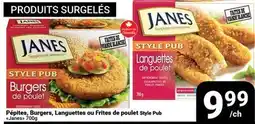 Pasquier Pépites, Burgers, Languettes ou Frites de poulet Style Pub Janes offer