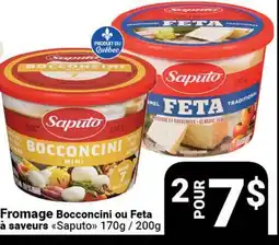 Pasquier Fromage Bocconcini ou Feta à saveurs Saputo offer