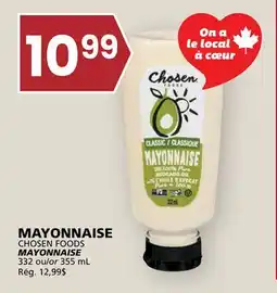 Rachelle-Bery Grocery CHOSEN FOODS MAYONNAISE offer