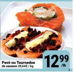 Pasquier Pavé ou Tournedos de saumon offer