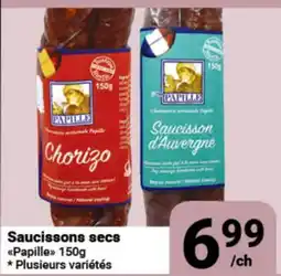 Pasquier Saucissons secs Papille offer