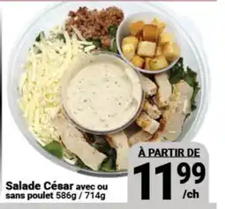 Pasquier Salade César avec ou sans poulet offer