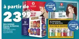 Marche Ami Bière Archibald, BrasseurdeMontréal, Unibroue offer