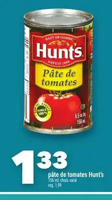 Marche Ami Pâte de tomates Hunt's offer