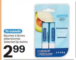 Brunet PERSONNELLE Baumes à lèvres sélectionnés offer