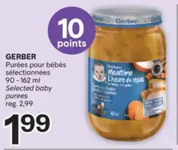 Brunet GERBER Purées pour bébés sélectionnées offer