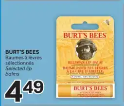 Brunet BURT'S BEES Baumes à lèvres sélectionnés offer