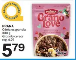 Brunet PRANA Céréales granola offer