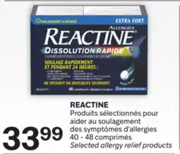 Brunet REACTINE Produits sélectionnés pour aider au soulagement des symptômes d'allergies offer