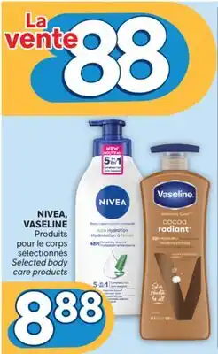 Brunet NIVEA, VASELINE Produits pour le corps sélectionnés offer