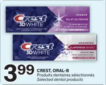Brunet CREST, ORAL-B Produits dentaires sélectionnés offer