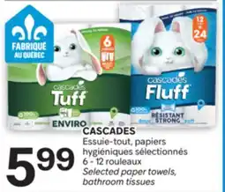 Brunet CASCADES Essuie-tout, papiers hygiéniques sélectionnés offer