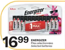Brunet ENERGIZER Piles sélectionnées offer