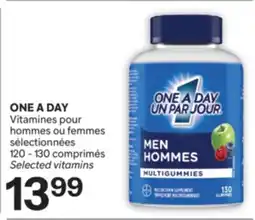 Brunet ONE A DAY Vitamines pour hommes ou femmes sélectionnées offer