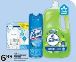 Brunet LYSOL, LA PARISIENNE, FEBREZE Produits sélectionnés offer