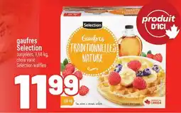 Metro GAUFRES SELECTION | SELECTION WAFFLES offer