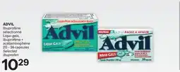 Brunet ADVIL Ibuprofène sélectionné Liqui-gels, Ibuprofène + acétaminophène offer