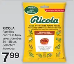 Brunet RICOLA Pastilles contre la toux sélectionnées offer